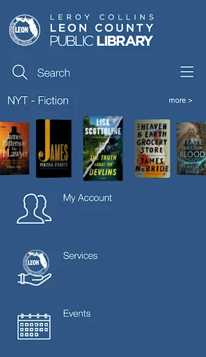 Leon County Public Library ڈاؤن لوڈ کریں – اینڈرائیڈ کے لیے بہترین لائبریری ایپ - Screenshot 1