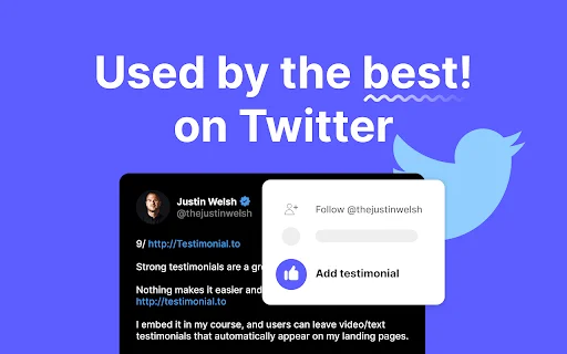 Testimonial Chrome Extension ڈاؤن لوڈ کریں – کسٹمر ریویوز اکٹھا کریں - Screenshot 1