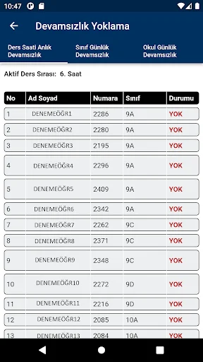 Okulsis Mobil ڈاؤن لوڈ کریں – اسکول مینجمنٹ ایپ 3.0.32 - Screenshot 3