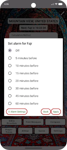Qibla Finder, Quran & Mosques ڈاؤن لوڈ کریں – درست قبلہ رخ - Screenshot 7