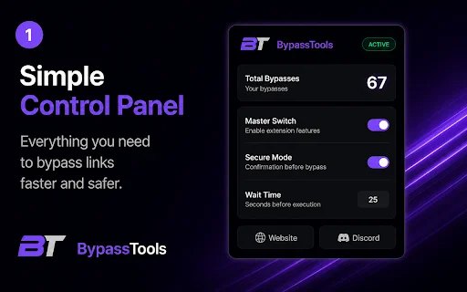 Bypass Tools Helper ڈاؤن لوڈ کریں – تیز اور محفوظ براؤزنگ - Screenshot 1