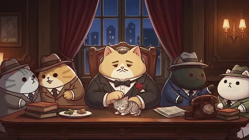Cat Mafia : Idle Tycoon Games ڈاؤن لوڈ کریں – بلیوں کا شاندار بزنس گیم - Screenshot 15