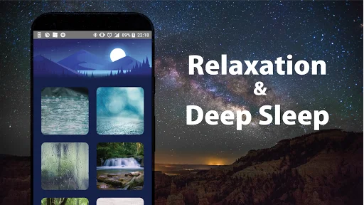 Sleep Sound ڈاؤن لوڈ کریں – پرسکون نیند کے لیے بہترین مفت میوزک ایپ - Screenshot 1