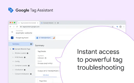 Tag Assistant Companion ڈاؤن لوڈ کریں – GTM اور gtag.js ڈیبگنگ - Screenshot 2