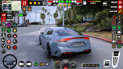School Car Simulator 2024 ڈاؤن لوڈ کریں – جدید کار ڈرائیونگ گیم - Screenshot 3