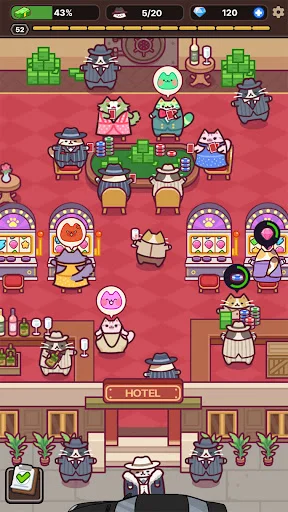 Cat Mafia : Idle Tycoon Games ڈاؤن لوڈ کریں – بلیوں کا شاندار بزنس گیم - Screenshot 2