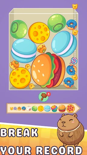 Fruit Drop Satisfy-Juicy Merge ڈاؤن لوڈ کریں – پھلوں کا بہترین پزل گیم - Screenshot 5