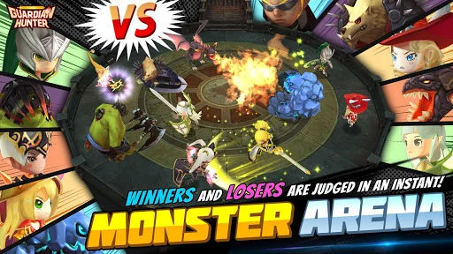 Guardian Hunter: SuperBrawl RPG ڈاؤن لوڈ کریں – بہترین ایکشن گیم - Screenshot 3