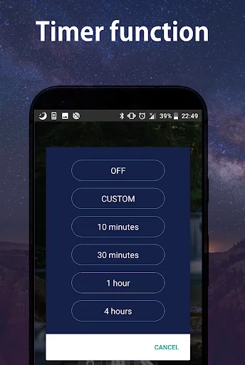 Sleep Sound ڈاؤن لوڈ کریں – پرسکون نیند کے لیے بہترین مفت میوزک ایپ - Screenshot 6