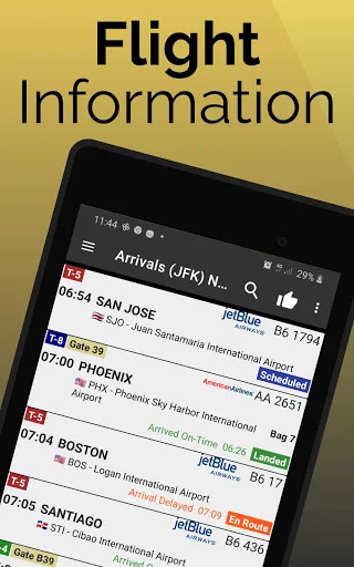 Bristol Airport Flight Info ڈاؤن لوڈ کریں – براہ راست پروازیں - Screenshot 7