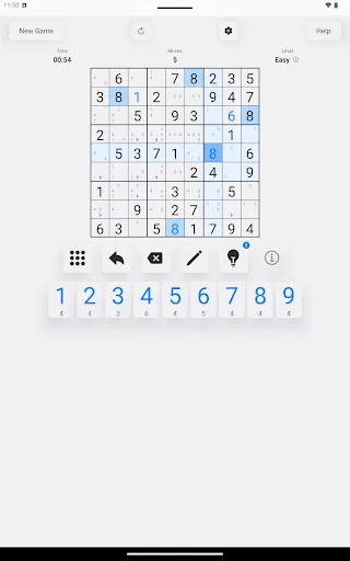 Sudoku Trainer ڈاؤن لوڈ کریں – سوڈوکو ماسٹر بنیں اور گیم جیتیں - Screenshot 9