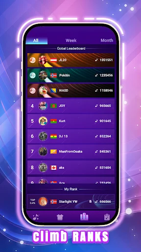 Beat Tiles 2: Piano Master ڈاؤن لوڈ کریں – بہترین میوزک گیم - Screenshot 10
