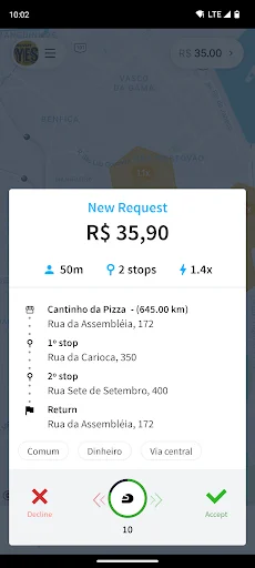 Delivery Yes – Entregador ڈاؤن لوڈ کریں – موٹر سائیکل سواروں کے لیے محفوظ اور تیز - Screenshot 3