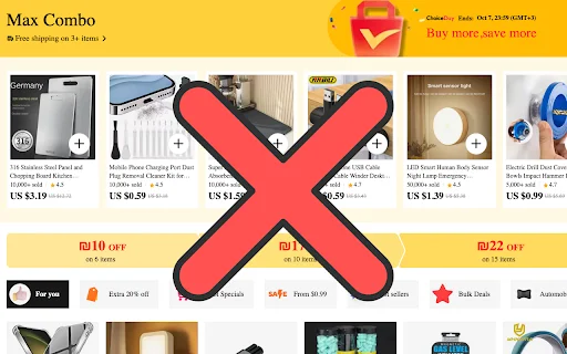 Skip AliExpress Bundle Deals ڈاؤن لوڈ کریں – خریداری کو آسان بنائیں - Screenshot 2