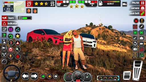 School Car Simulator 2024 ڈاؤن لوڈ کریں – جدید کار ڈرائیونگ گیم - Screenshot 4