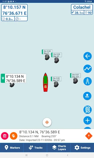 Kadal Map ڈاؤن لوڈ کریں – ماہی گیروں کے لیے بہترین نیویگیشن - Screenshot 13