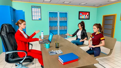 Teacher Simulator ڈاؤن لوڈ کریں – اسکول لائف گیم مفت - Screenshot 1