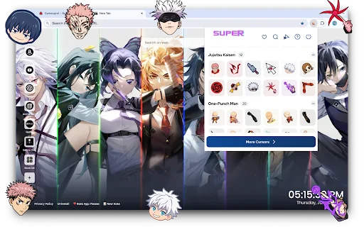 Anime Cursor ڈاؤن لوڈ کریں – Chrome کے لیے بہترین اینیمی کرسر - Screenshot 2