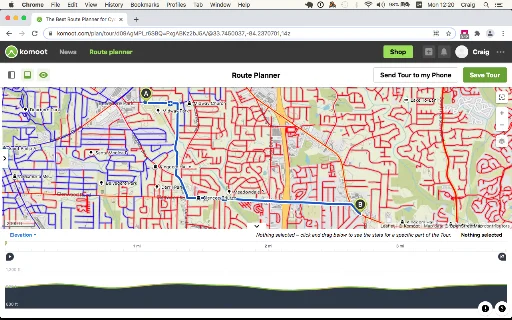 Wandrer Map Overlay ڈاؤن لوڈ کریں – سائیکلنگ روٹ پلاننگ ٹول - Screenshot 3