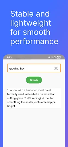 Offline English Dictionary ڈاؤن لوڈ کریں – تیز تلاش اور آٹو مکمل - Screenshot 1