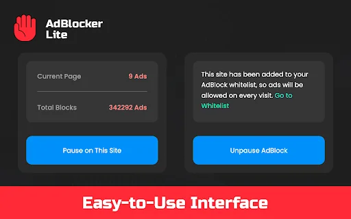 AdBlock Lite ڈاؤن لوڈ کریں – کروم کے لیے بہترین مفت ایڈ بلاکر - Screenshot 3