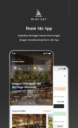 Bumi Aki موبائل ایپ ڈاؤن لوڈ کریں – آن لائن ریزرویشن اب آسان - Screenshot 1