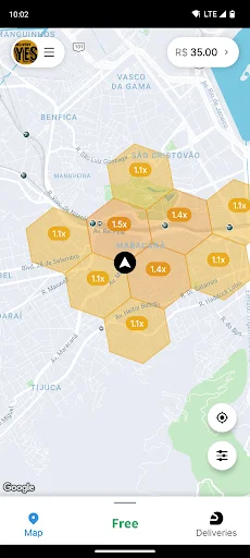 Delivery Yes – Entregador ڈاؤن لوڈ کریں – موٹر سائیکل سواروں کے لیے محفوظ اور تیز - Screenshot 1