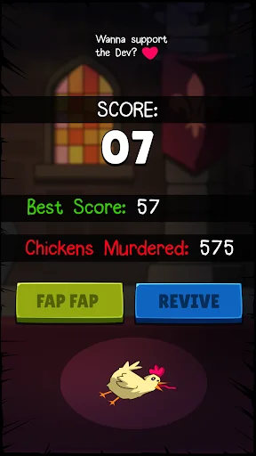 Fap Fap Chicken – Tsunami ڈاؤن لوڈ کریں – دلچسپ آرکیڈ گیم - Screenshot 3