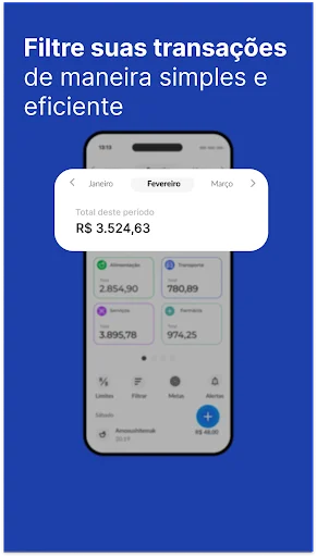 Fing: Finanças Pessoais ڈاؤن لوڈ کریں – اپنے اخراجات کو کنٹرول کریں - Screenshot 7