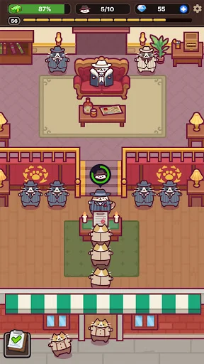 Cat Mafia : Idle Tycoon Games ڈاؤن لوڈ کریں – بلیوں کا شاندار بزنس گیم - Screenshot 17