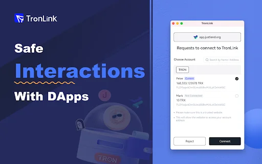 TronLink Chrome Extension ڈاؤن لوڈ کریں – محفوظ ترین TRON والیٹ - Screenshot 2