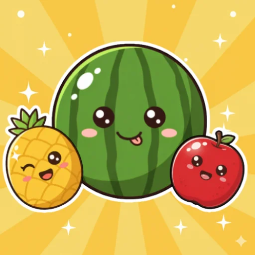 Fruit Drop Satisfy-Juicy Merge ڈاؤن لوڈ کریں – پھلوں کا بہترین پزل گیم