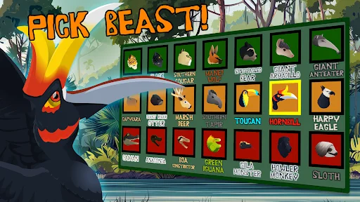 Tiger Fights Lion: Forest War ڈاؤن لوڈ کریں – جنگل کی جنگ کا تجربہ - Screenshot 2
